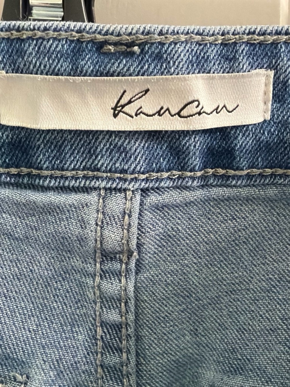 KanCan Women's Blue Cargo Jeans - Relaxed Fit Sz 11/29 Gorpcore - Picture 3 of 7